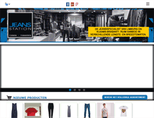 Tablet Screenshot of jeansstation.be